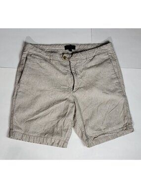 Banana Republic Mens Linen-Blend Casual Preppy Beach Summer Neutral Shorts 36